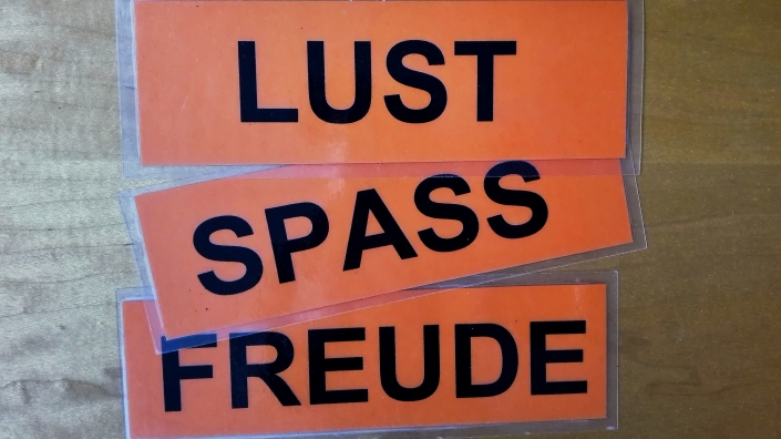 Sprech-Stimm-Workshop Esslingen Schild Lust Spass Freude